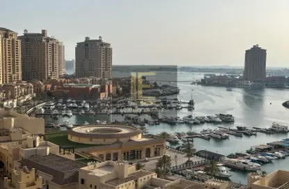 Apartment - 2 Bedrooms - 3 Bathrooms for rent in East Porto Drive - Porto Arabia - The Pearl Island - Doha