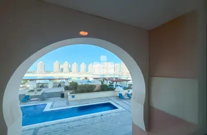 شقة - غرفة نوم - 2 حمامات للايجار في برج 2 - فيفا بحرية - جزيرة اللؤلؤة - الدوحة