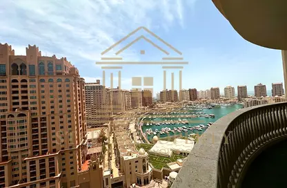 Apartment - 3 Bedrooms - 3 Bathrooms for rent in East Porto Drive - Porto Arabia - The Pearl Island - Doha
