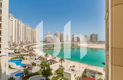 Apartment - 1 Bedroom - 2 Bathrooms for rent in Viva West - Viva Bahriyah - The Pearl Island - Doha