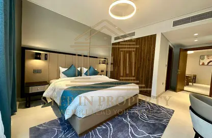 شقة - غرفة نوم - 2 حمامات للايجار في البلاج الجنوبي - البلاج - جزيرة اللؤلؤة - الدوحة