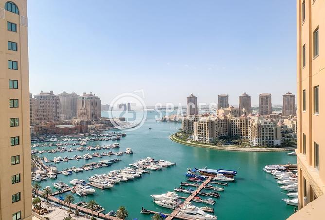 Apartment - Studio - 1 Bathroom for rent in East Porto Drive - Porto Arabia - The Pearl Island - Doha