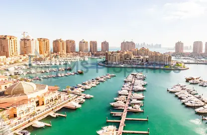 Apartment - Studio - 1 Bathroom for rent in West Porto Drive - Porto Arabia - The Pearl Island - Doha
