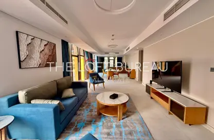 شقة - 2 غرف نوم - 3 حمامات للايجار في البلاج الجنوبي - البلاج - جزيرة اللؤلؤة - الدوحة