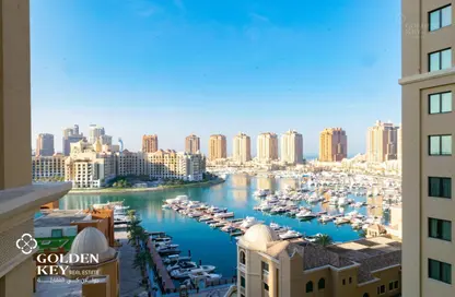 Apartment - 1 Bedroom - 2 Bathrooms for rent in West Porto Drive - Porto Arabia - The Pearl Island - Doha