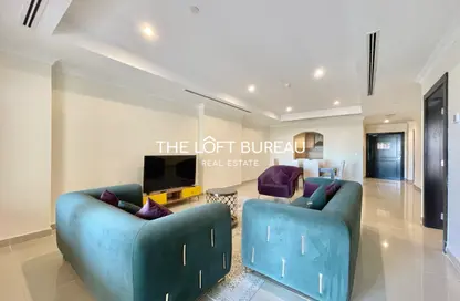 Apartment - 1 Bedroom - 2 Bathrooms for rent in East Porto Drive - Porto Arabia - The Pearl Island - Doha
