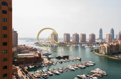 Apartment - 1 Bedroom - 2 Bathrooms for rent in East Porto Drive - Porto Arabia - The Pearl Island - Doha