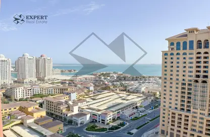 Apartment - 1 Bedroom - 2 Bathrooms for rent in East Porto Drive - Porto Arabia - The Pearl Island - Doha