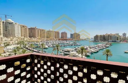 Balcony image for: Townhouse - 2 Bedrooms - 3 Bathrooms for rent in East Porto Drive - Porto Arabia - The Pearl Island - Doha, Image 1