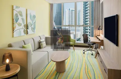 شقق فندقية - 1 حمام للايجار في Element City Center - Bulmasan Street - الخليج الغربي - الدوحة