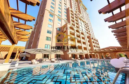 Apartment - 2 Bedrooms - 3 Bathrooms for rent in West Porto Drive - Porto Arabia - The Pearl Island - Doha