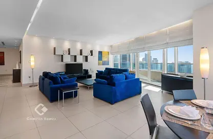 Apartment - 3 Bedrooms - 5 Bathrooms for rent in West Bay Tower - West Bay - West Bay - Doha