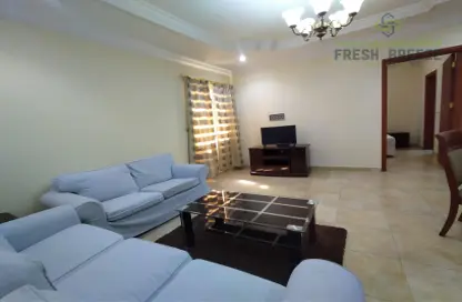 صورة لـ غرفة المعيشة شقة - غرفة نوم - 2 حمامات للايجار في نجمة - الدوحة ، صورة رقم 1