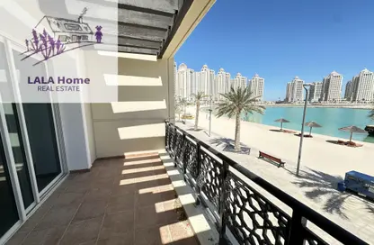 Townhouse - 2 Bedrooms - 3 Bathrooms for rent in Viva East - Viva Bahriyah - The Pearl Island - Doha