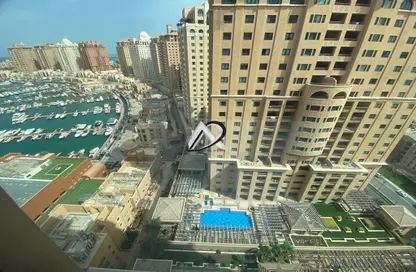 شقة - غرفة نوم - 2 حمامات للايجار في برج جمانة 29 - بورتو أرابيا - جزيرة اللؤلؤة - الدوحة