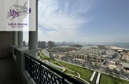 Penthouse - 4 Bedrooms - 6 Bathrooms for rent in Viva Central - Viva Bahriyah - The Pearl Island - Doha