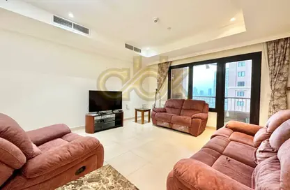 Apartment - 2 Bedrooms - 3 Bathrooms for sale in East Porto Drive - Porto Arabia - The Pearl Island - Doha