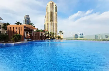 Apartment - 2 Bedrooms - 3 Bathrooms for rent in Abraj Bay - Abraj Quartiers - The Pearl Island - Doha