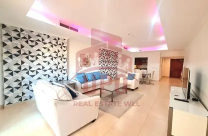Apartment - 1 Bedroom - 2 Bathrooms for rent in Tower 5 - Porto Arabia - The Pearl Island - Doha