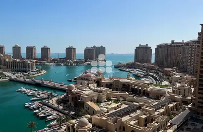 Water View image for: Apartment - 3 Bedrooms - 5 Bathrooms for sale in Tower 8 - Porto Arabia - The Pearl Island - Doha, Image 1