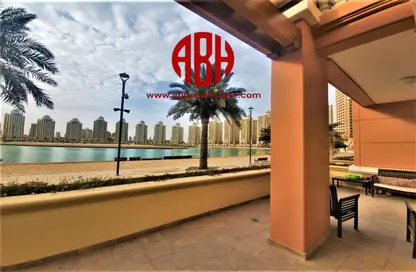 Terrace image for: Townhouse - 1 Bedroom - 2 Bathrooms for rent in Viva West - Viva Bahriyah - The Pearl Island - Doha, Image 1