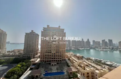 Apartment - 1 Bedroom - 2 Bathrooms for rent in West Porto Drive - Porto Arabia - The Pearl Island - Doha