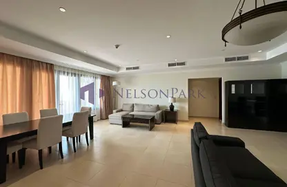 Apartment - 3 Bedrooms - 4 Bathrooms for rent in Tower 14 - Porto Arabia - The Pearl Island - Doha