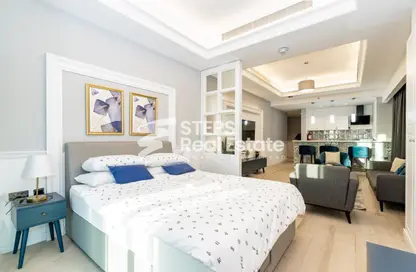 Apartment - Studio - 1 Bathroom for rent in Bin Al Sheikh Towers - Al Mirqab Al Jadeed - Doha