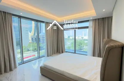 Apartment - 1 Bedroom - 2 Bathrooms for rent in Marina Tower 23 - Marina District - Lusail