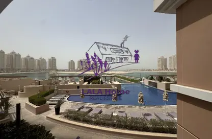 Apartment - 1 Bedroom - 2 Bathrooms for rent in Viva Central - Viva Bahriyah - The Pearl Island - Doha
