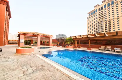 Pool image for: Apartment - 1 Bedroom - 2 Bathrooms for rent in Porto Arabia - The Pearl Island - Doha, Image 1