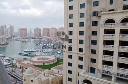 شقة - غرفة نوم - 2 حمامات للايجار في برج 24 - بورتو أرابيا - جزيرة اللؤلؤة - الدوحة