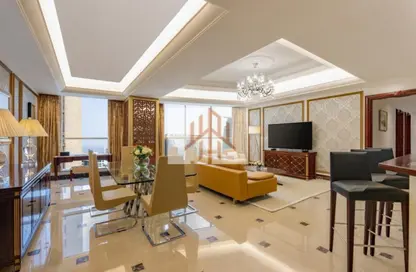 شقق فندقية - 2 غرف نوم - 2 حمامات للايجار في برج وست باي - الخليج الجنوبي - الخليج الغربي - الدوحة
