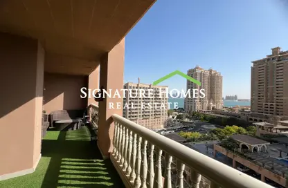 Apartment - 1 Bedroom - 2 Bathrooms for rent in Porto Arabia Townhouses - Porto Arabia - The Pearl Island - Doha