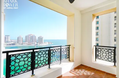 Apartment - Studio - 1 Bathroom for rent in Viva West - Viva Bahriyah - The Pearl Island - Doha