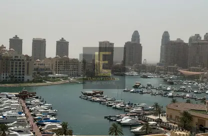 Apartment - 1 Bedroom - 2 Bathrooms for rent in West Porto Drive - Porto Arabia - The Pearl Island - Doha