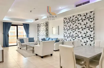 Apartment - 1 Bedroom - 2 Bathrooms for rent in East Porto Drive - Porto Arabia - The Pearl Island - Doha