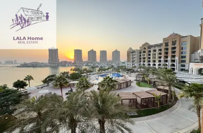 Hotel Apartments - 2 Bedrooms - 4 Bathrooms for rent in East Porto Drive - Porto Arabia - The Pearl Island - Doha