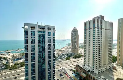 شقة - 4 غرف نوم - 6 حمامات للايجار في برج وست باي - الخليج الجنوبي - الخليج الغربي - الدوحة