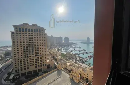 شقة - غرفة نوم - 2 حمامات للايجار في طريق بورتو الشرقي - بورتو أرابيا - جزيرة اللؤلؤة - الدوحة