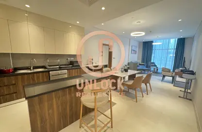 شقة - غرفة نوم - 2 حمامات للايجار في البلاج الجنوبي - البلاج - جزيرة اللؤلؤة - الدوحة