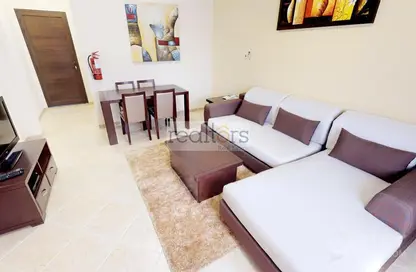 Living / Dining Room image for: Compound - 1 Bedroom - 1 Bathroom for rent in Al Thumama - Al Thumama - Doha, Image 1