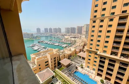 Apartment - 1 Bedroom - 2 Bathrooms for sale in Tower 14 - Porto Arabia - The Pearl Island - Doha