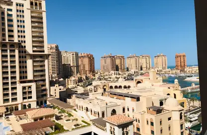 شقة - غرفة نوم - 1 حمام للايجار في 5 تاور - بورتو أرابيا - جزيرة اللؤلؤة - الدوحة