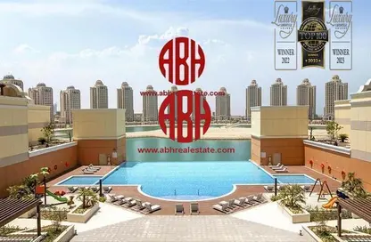 Apartment - Studio - 2 Bathrooms for sale in Viva West - Viva Bahriyah - The Pearl Island - Doha