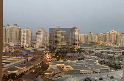 Apartment - 1 Bedroom - 2 Bathrooms for rent in West Porto Drive - Porto Arabia - The Pearl Island - Doha