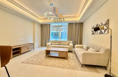 شقة - غرفة نوم - 2 حمامات للايجار في كريستال ريزيدنس - جزيرة جيوان - جزيرة اللؤلؤة - الدوحة