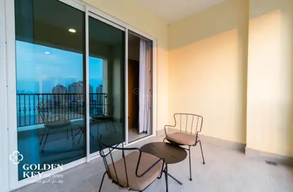 Apartment - Studio - 1 Bathroom for rent in Viva East - Viva Bahriyah - The Pearl Island - Doha