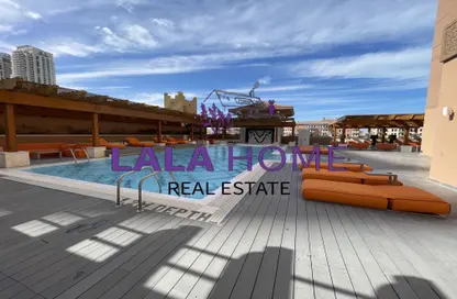Apartment - 1 Bedroom - 2 Bathrooms for rent in West Porto Drive - Porto Arabia - The Pearl Island - Doha
