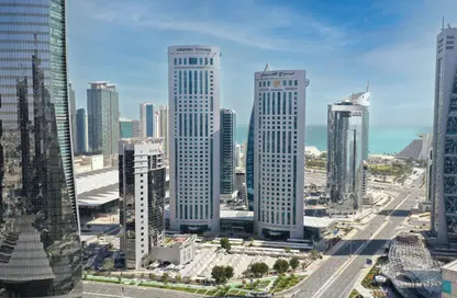 مساحات مكتبية - استوديو - 2 حمامات للايجار في برج الفردان التجاري - ابراج الفردان - الخليج الغربي - الدوحة